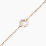 Bracelet Lim Or Jaune Oxyde De Zirconium - Bracelets Femme | Histoire d&rsquo;Or
