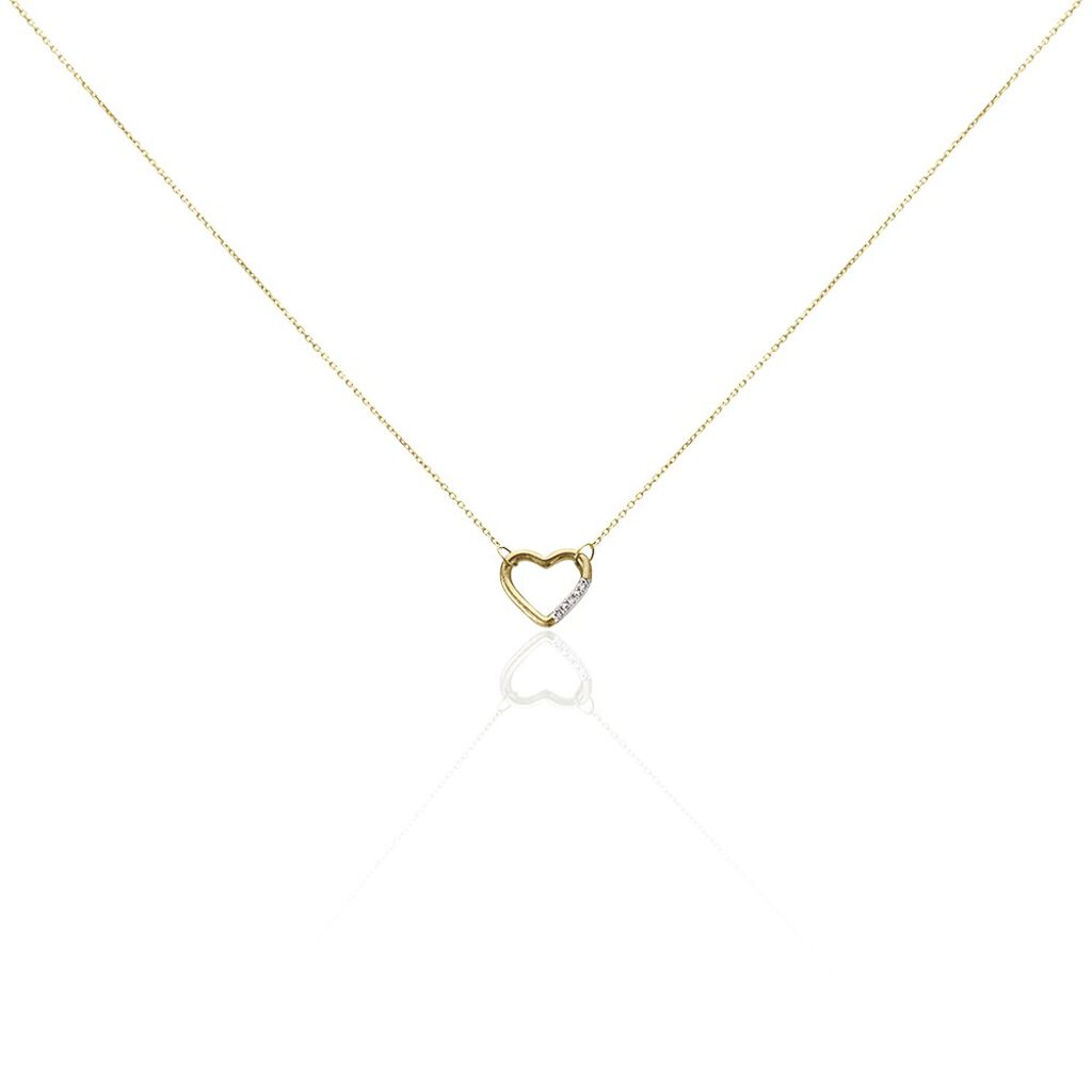 Collier Or Jaune Abiram Diamants - Colliers Femme | Histoire d’Or