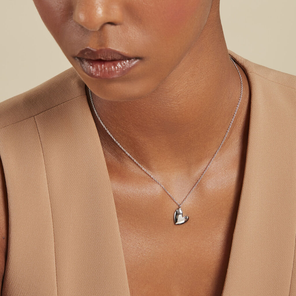 Collier Te Amo Argent Blanc - Colliers fantaisie Femme | Histoire d’Or