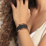 Bracelet Jonc Acier Rose - Bracelets Femme | Histoire d&rsquo;Or