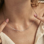 Cha&icirc;ne Havana Argent Blanc - Chaines Femme | Histoire d&rsquo;Or