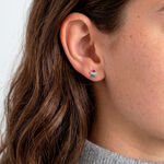 Boucles D'Oreilles Puces Elvina Or Jaune Oxyde De Zirconium - Clous d'oreilles Enfant | Histoire d&rsquo;Or