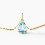 Collier Goutte Or Jaune Topaze - Colliers Femme | Histoire d&rsquo;Or