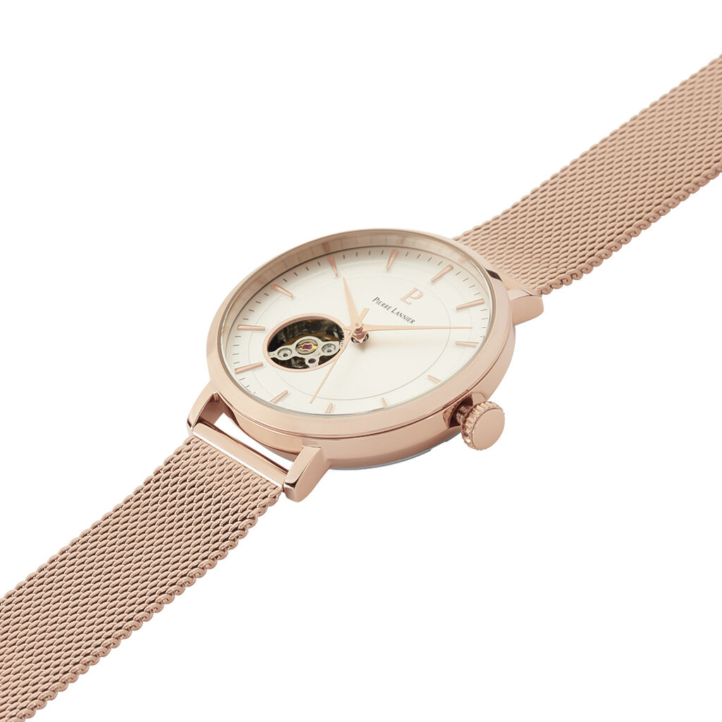 Coffre De Montre Pierre Lannier Automatic Argenté - Bijoux Fête des Grands-Mères Femme | Histoire d’Or