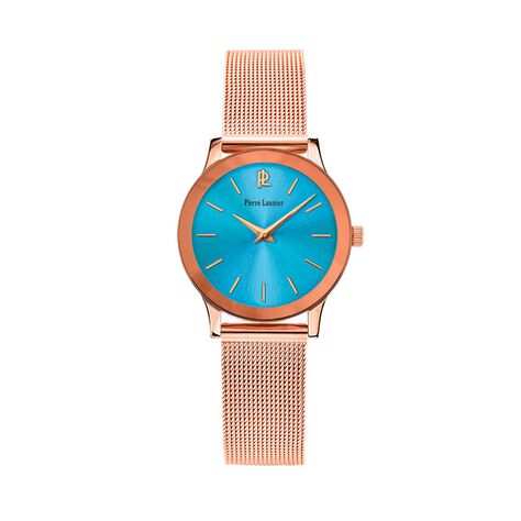 Montre Pierre Lannier Week End Ligne Pure Turquoise - Montres Femme | Histoire d’Or