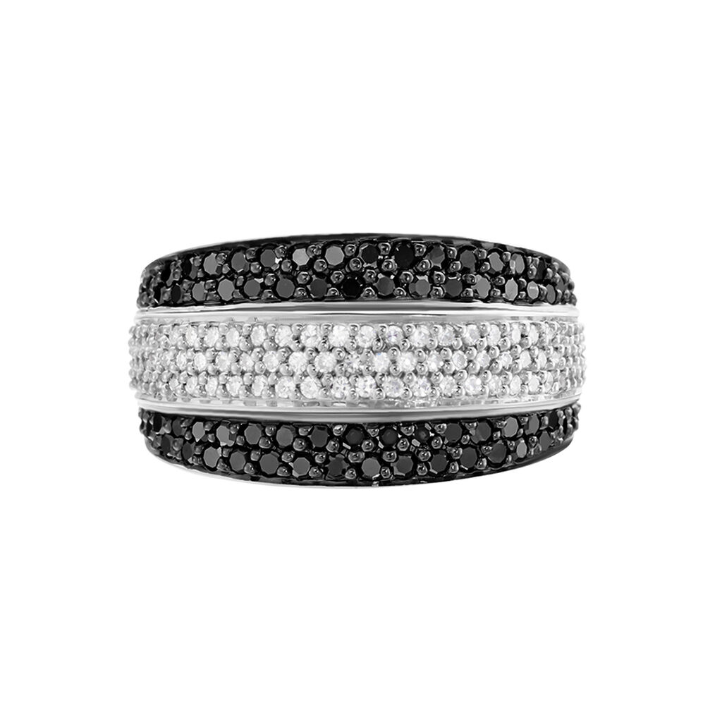 Bague Cihan Or Blanc Diamant - Bagues avec pierre Femme | Histoire d’Or