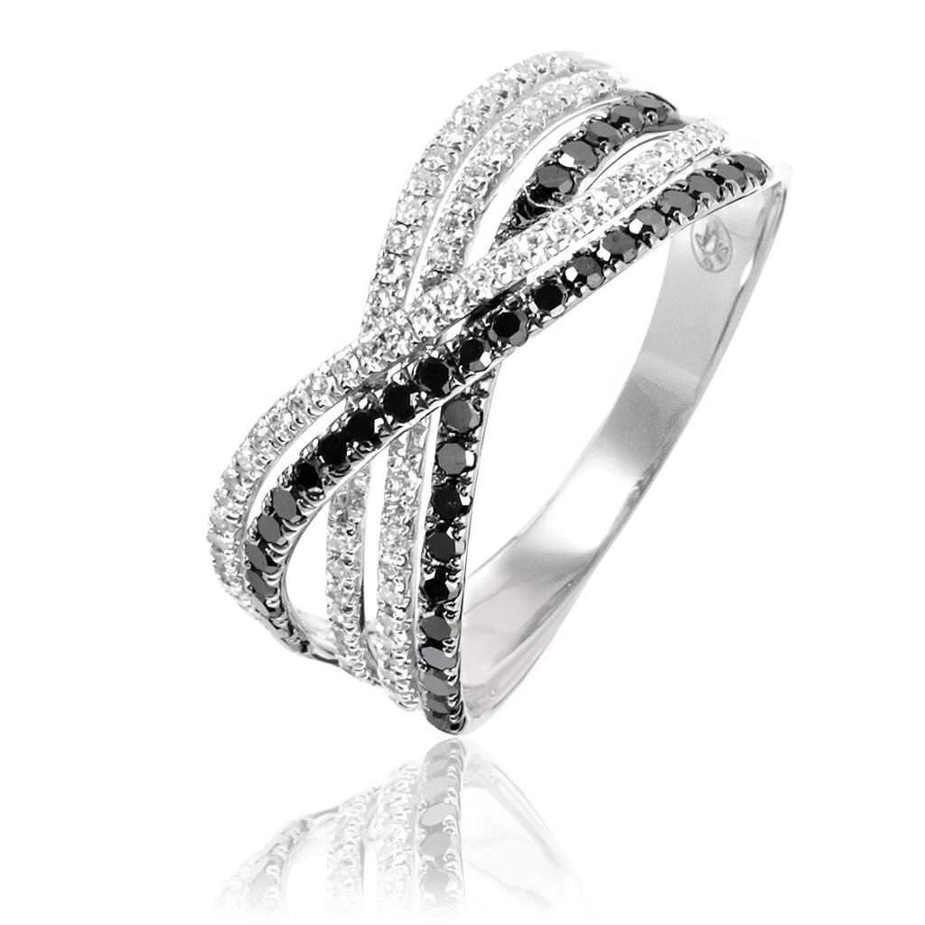 Bague Julianne Or Blanc Diamant - Bijoux Femme | Histoire d&rsquo;Or