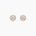 Boucles D'oreilles Puces Or Jaune Diamants - Clous d'oreilles Femme | Histoire d’Or