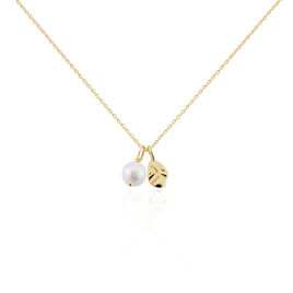 Collier Soalie Plaqué Or Jaune Perle D'imitation - Colliers Femme | Histoire d’Or