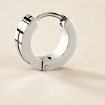 Cr&eacute;ole Unitaire Oran Acier Blanc - Piercings d'oreilles Homme | Histoire d&rsquo;Or