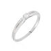 Bague Solitaire Katalina Or Blanc Diamant - Bagues solitaires Femme | Histoire d’Or