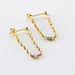 Boucles D'oreilles Pendantes Jerry Corde Or Jaune - Boucles d'oreilles pendantes Femme | Histoire d’Or