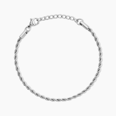 Bracelet Ambra Acier Blanc - Bijoux sans pierre Femme | Histoire d&rsquo;Or