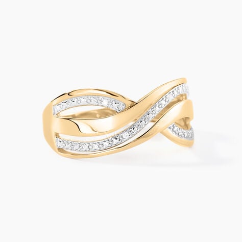 Bague Callistine Or Jaune Diamant - Bagues avec pierre Femme | Histoire d&rsquo;Or