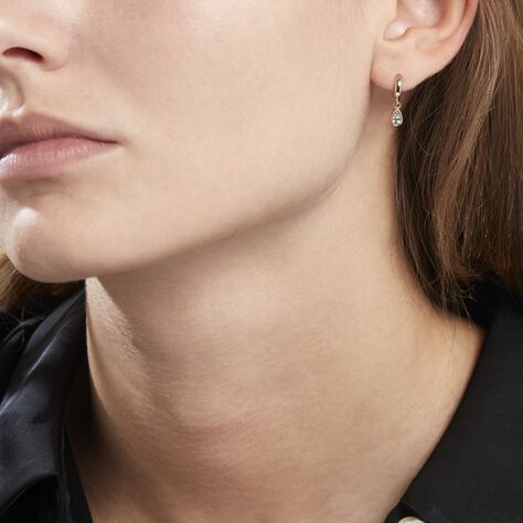 Créoles Plaqué Or Heikospinelle - Boucles d'oreilles créoles Femme | Histoire d’Or