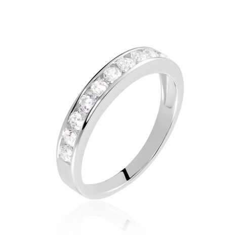 Alliance Céllia Argent Blanc Oxyde De Zirconium - Alliances Femme | Histoire d’Or