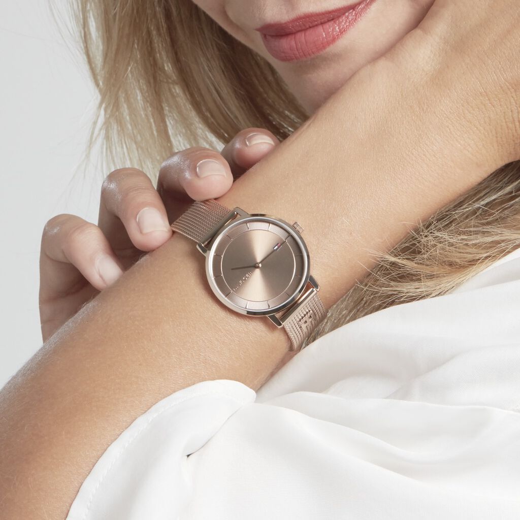 Montre Tommy Hilfiger Tea Champagne - Montres Femme | Histoire d’Or