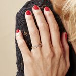 Bague Mounira Or Jaune Oxyde De Zirconium - Bagues avec pierre Femme | Histoire d&rsquo;Or