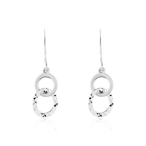 Boucles D'oreilles Pendantes Argent Blanc - Boucles d'oreilles fantaisie Femme | Histoire d’Or
