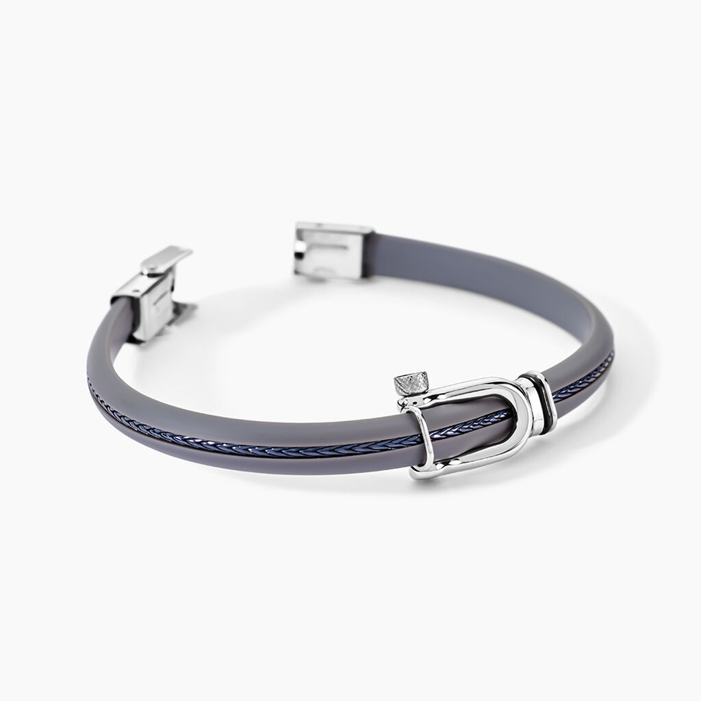Bracelet Seb Acier Blanc - Bracelets Homme | Histoire d&rsquo;Or