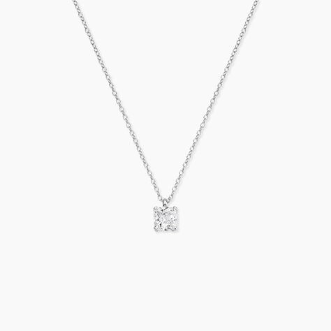 Collier Solitaire Argent Lyanna - Colliers fantaisie Femme | Histoire d&rsquo;Or