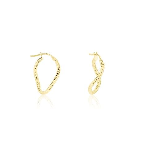 Cr&eacute;oles Carlyle Or Jaune - Boucles d'oreilles cr&eacute;oles Femme | Histoire d&rsquo;Or