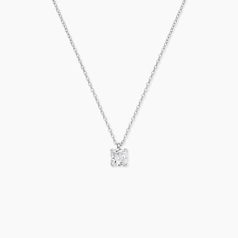 Collier Solitaire Argent Lyanna - Colliers fantaisie Femme | Histoire d&rsquo;Or