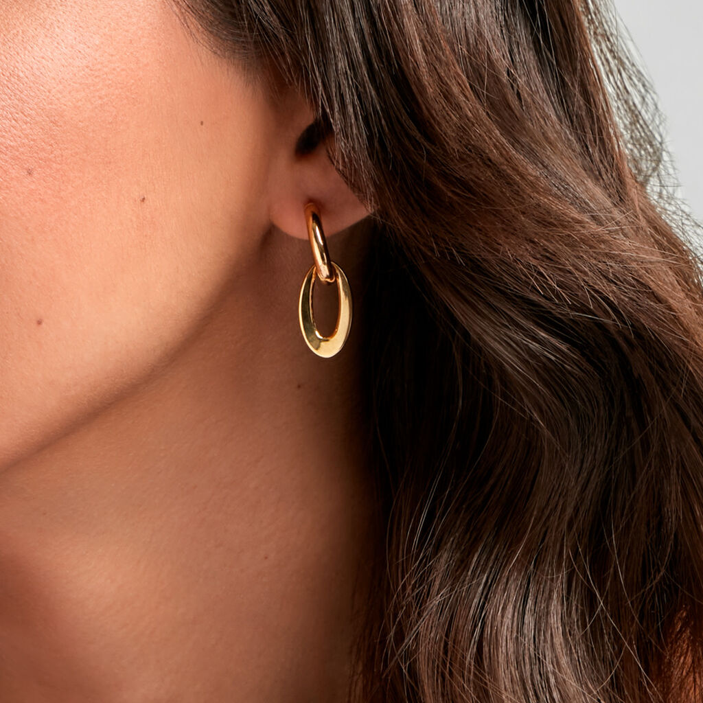Boucles D'Oreilles Pendantes Dara Or Jaune - Boucles d'oreilles pendantes Femme | Histoire d&rsquo;Or