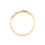 Bague Cass Or Jaune Oxyde - Bagues avec pierre Femme | Histoire d&rsquo;Or