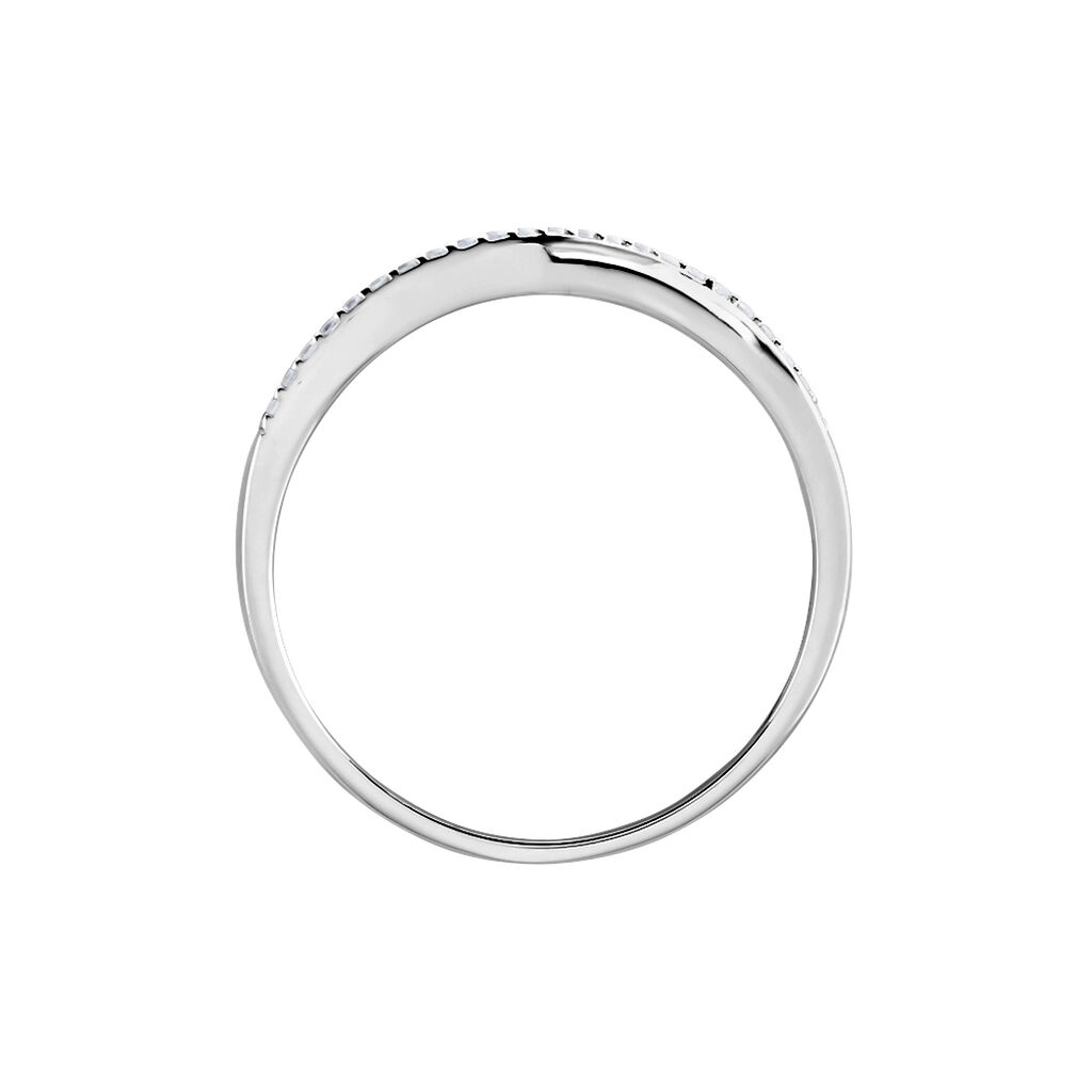 Bague Argent Blanc Agrona Oxydes De Zirconium - Bagues avec pierre Femme | Histoire d’Or
