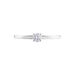 Bague Solitaire Stella Argent Blanc Oxyde De Zirconium