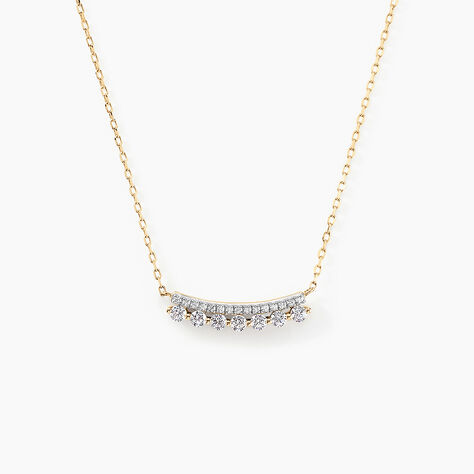 Collier Drake Or Jaune Oxyde De Zirconium - Colliers Femme | Histoire d’Or
