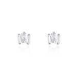 Boucles D'oreilles Puces Adria Argent Blanc Oxyde De Zirconium - Boucles d'oreilles fantaisie Femme | Histoire d&rsquo;Or