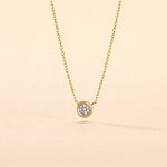 Collier Or Jaune Sofia Diamants - Colliers Femme | Histoire d&rsquo;Or