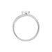 Bague Olly Or Blanc Oxyde De Zirconium - Bagues solitaires Femme | Histoire d’Or