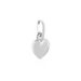 Pendentif Eudocie Coeur Lisse Or Blanc - Pendentifs Coeur Femme | Histoire d’Or
