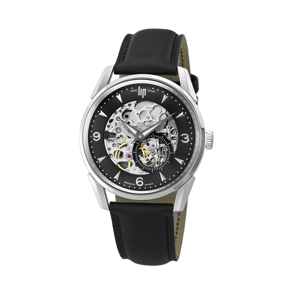 Montre Lip Himalaya Squelette Noir - Montres Homme | Histoire d&rsquo;Or