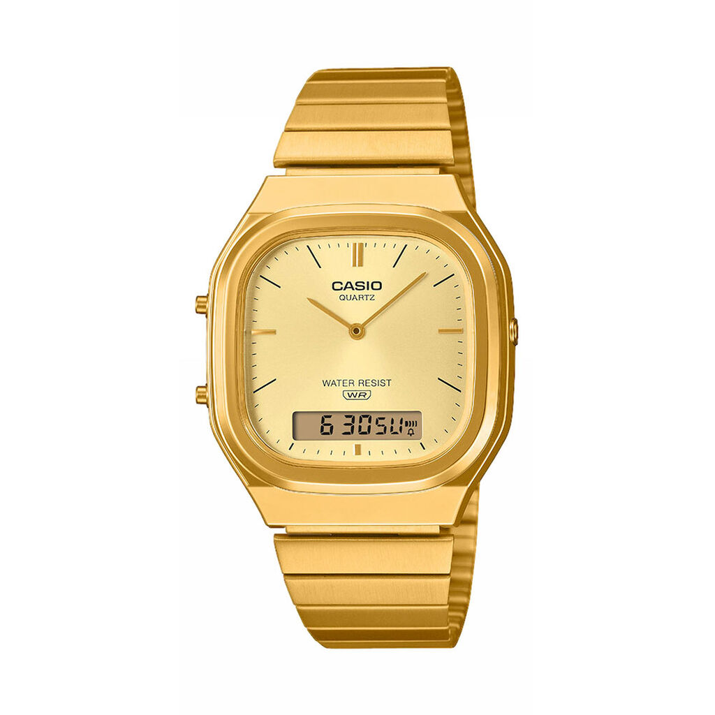 Montre Casio Collection Aq240 Doré - Montres Unisex | Histoire d’Or