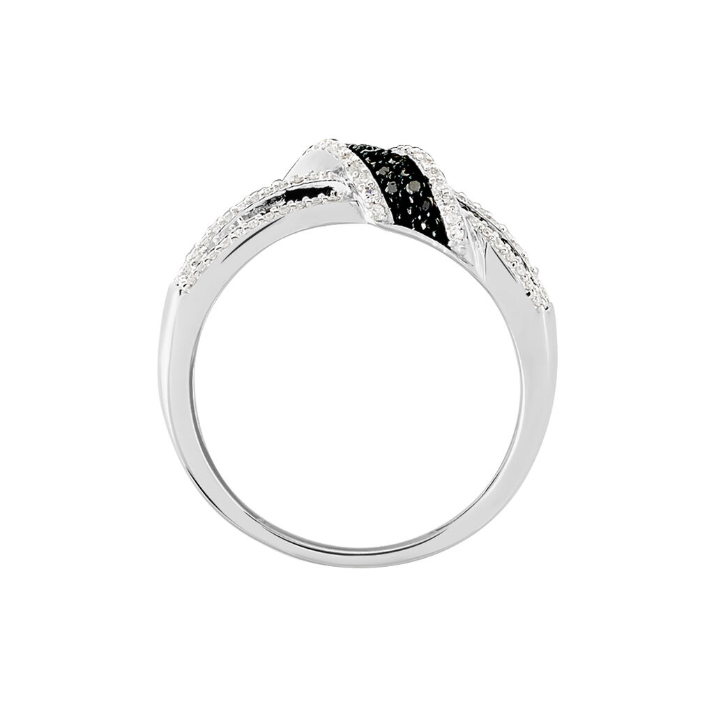 Bague Oaxaca Or Blanc Diamant - Bagues avec pierre Femme | Histoire d’Or