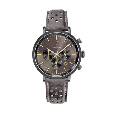 Montre Pierre Lannier Baron Gris - Montres Homme | Histoire d&rsquo;Or
