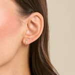 Cr&eacute;oles Sparkle Or Jaune Oxyde De Zirconium - Boucles d'oreilles empierr&eacute;es Femme | Histoire d&rsquo;Or
