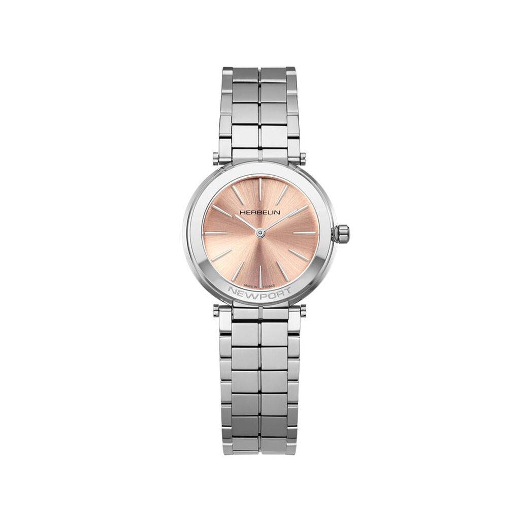 Montre Herbelin Newport Slim Rose - Id&eacute;es cadeaux Femme | Histoire d&rsquo;Or