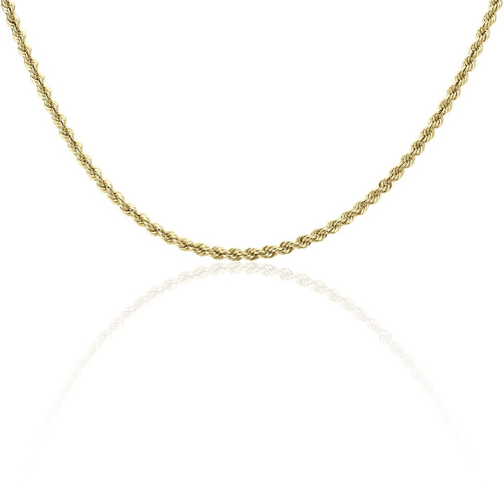Collier Jerry Maille Corde Or Jaune - Chaines Femme | Histoire d’Or