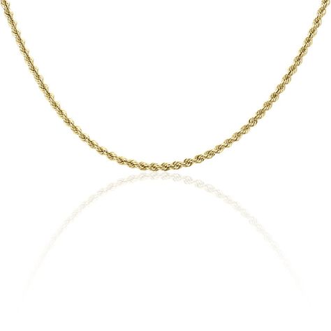Collier Jerry Maille Corde Or Jaune - Chaines Femme | Histoire d’Or