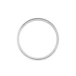 Alliance Gontran Ruban Bomb&eacute; Or Blanc - Alliances Famille | Histoire d&rsquo;Or