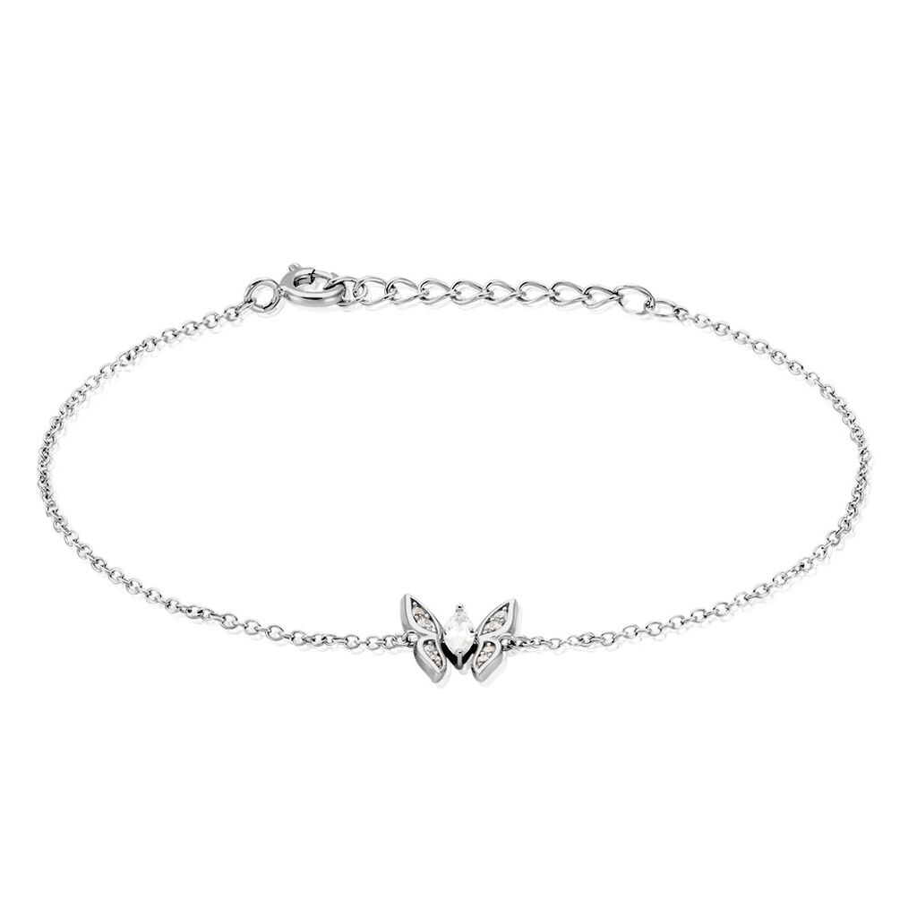 Bracelet Alill Argent Blanc Oxyde De Zirconium