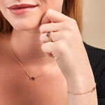 Bague Luccia Plaqu&eacute; Or Dor&eacute; Pierre D'imitation - Bagues solitaires Femme | Histoire d&rsquo;Or