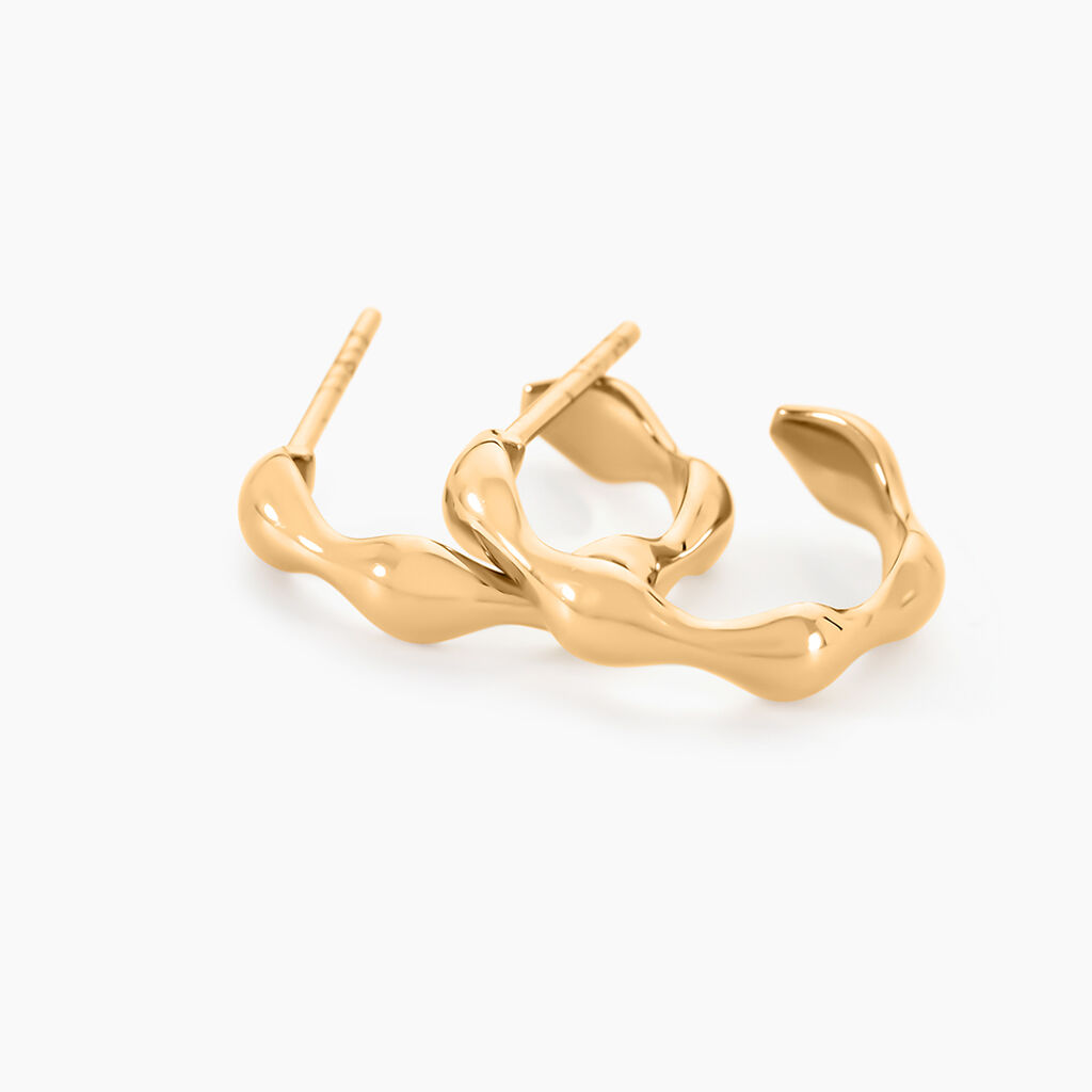 Cr&eacute;oles Sedonia Plaqu&eacute; Or Jaune - Boucles d'oreilles cr&eacute;oles Femme | Histoire d&rsquo;Or