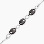 Bracelet Hattie Argent Blanc C&eacute;ramique Et Oxyde De Zirconium - Bracelets Femme | Histoire d&rsquo;Or