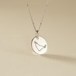Collier Astr Argent Oxydes De Zirconium - Colliers Zodiaque Femme | Histoire d&rsquo;Or